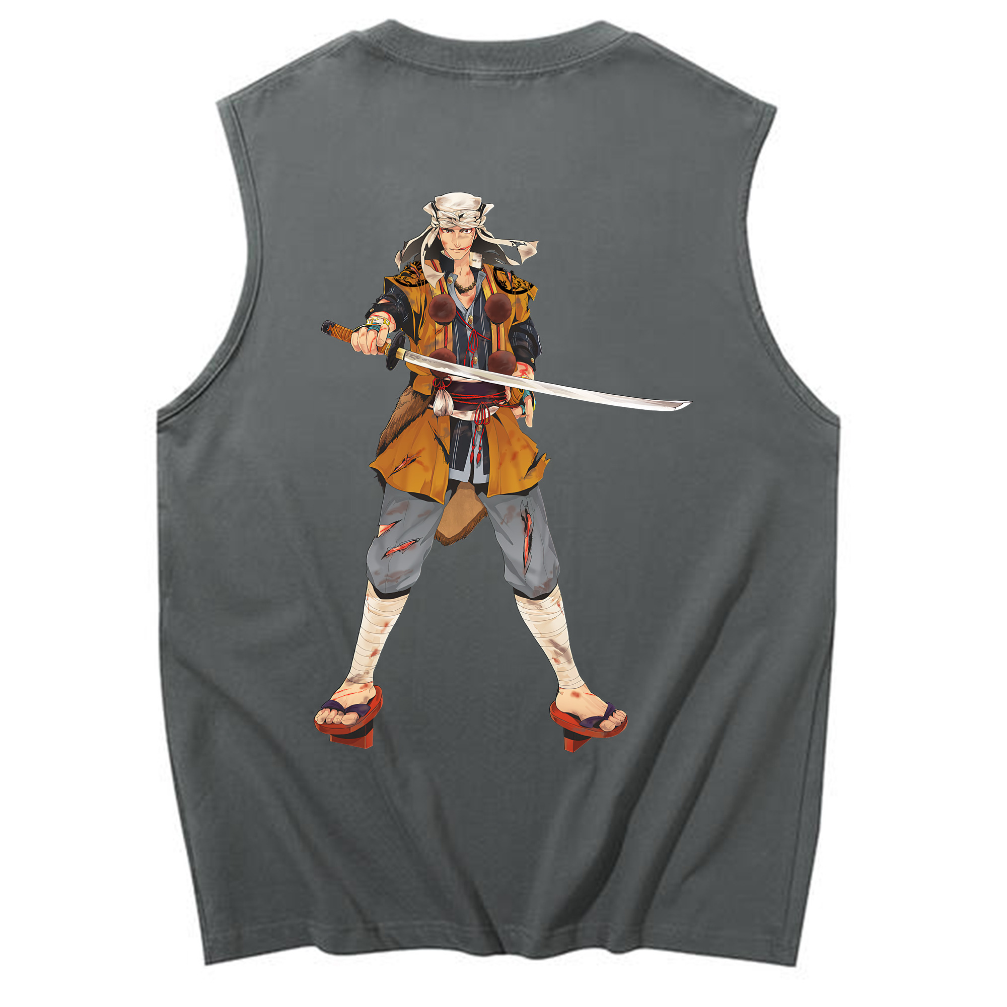 （画像用） 刀剣乱舞 Touken Ranbu コットン100％タンクトップ（背面プリント）